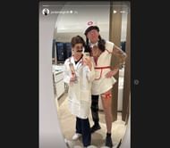 Patrik Laine and Jordan Leigh's 2024 costume